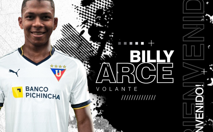 Billy Arce ya es oficialmente jugador de Liga de Quito