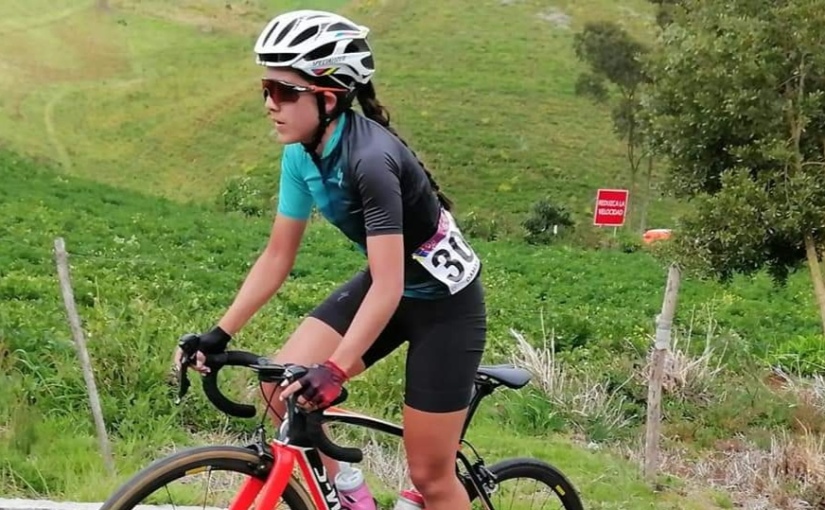 Adamaris Rogel: »En el Ecuador no hay equipos de ciclismo para mujeres»